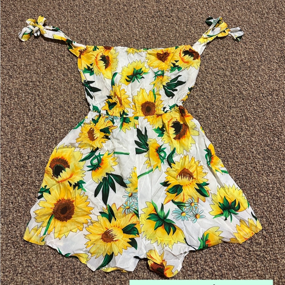 Sunflower romper